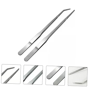 Amazon | GRIRIW 2個 爬虫類用 ヘビの餌用鉗子 蛇 爬虫類用給餌